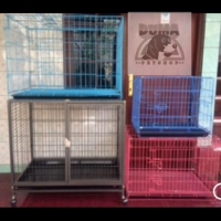 Kandang lipat anjing/kucing + tatakan