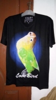 Kaos gambar burung kicau